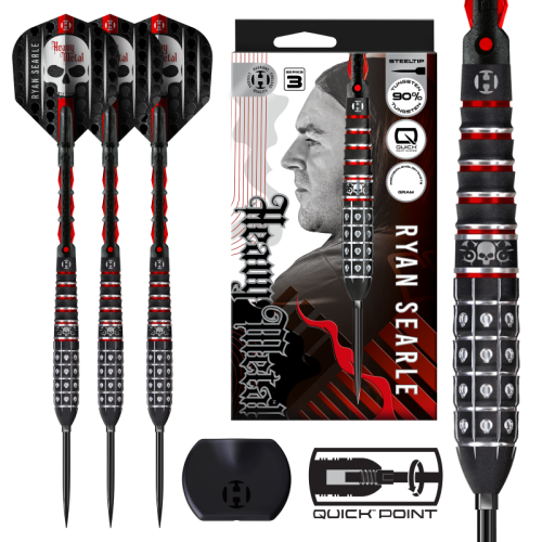 Harrows RYAN SEARLE Series 3 QUICK Point Steeldart-Set 32 Gramm